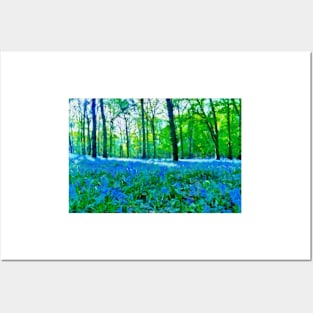 Woodlans BlueBells Posters and Art